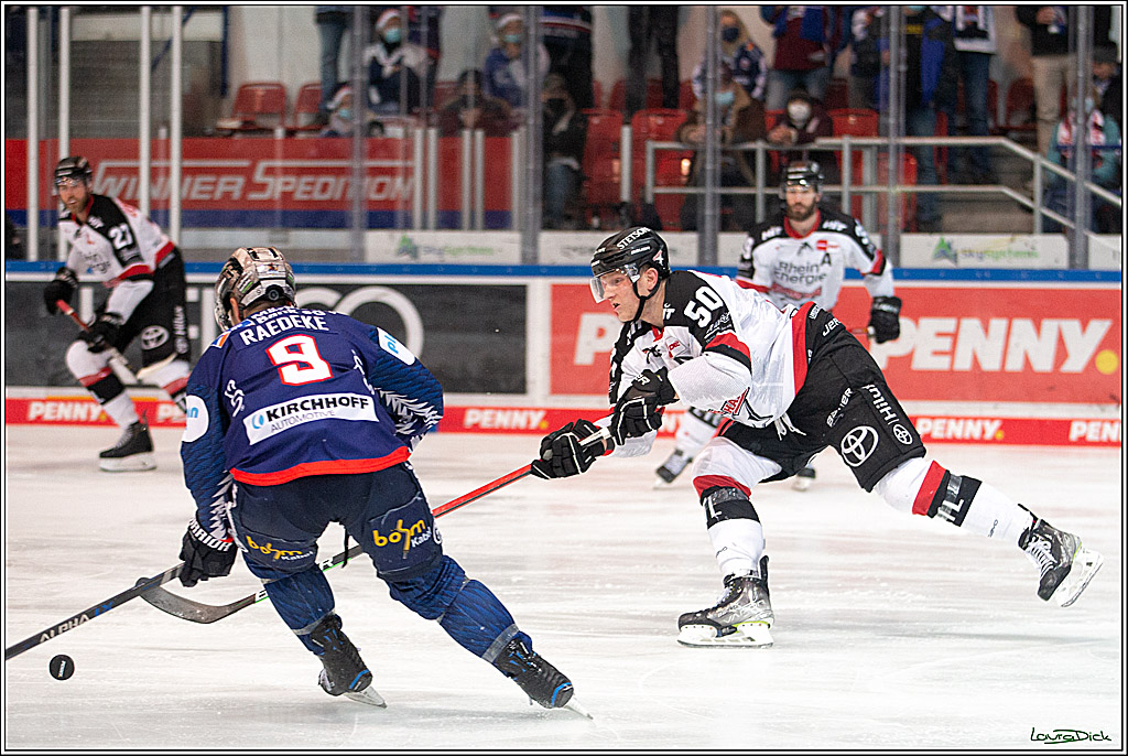 PENNY DEL; Iserlohn Roosters- Koelner Haie; Iserlohn, 05.12.2021